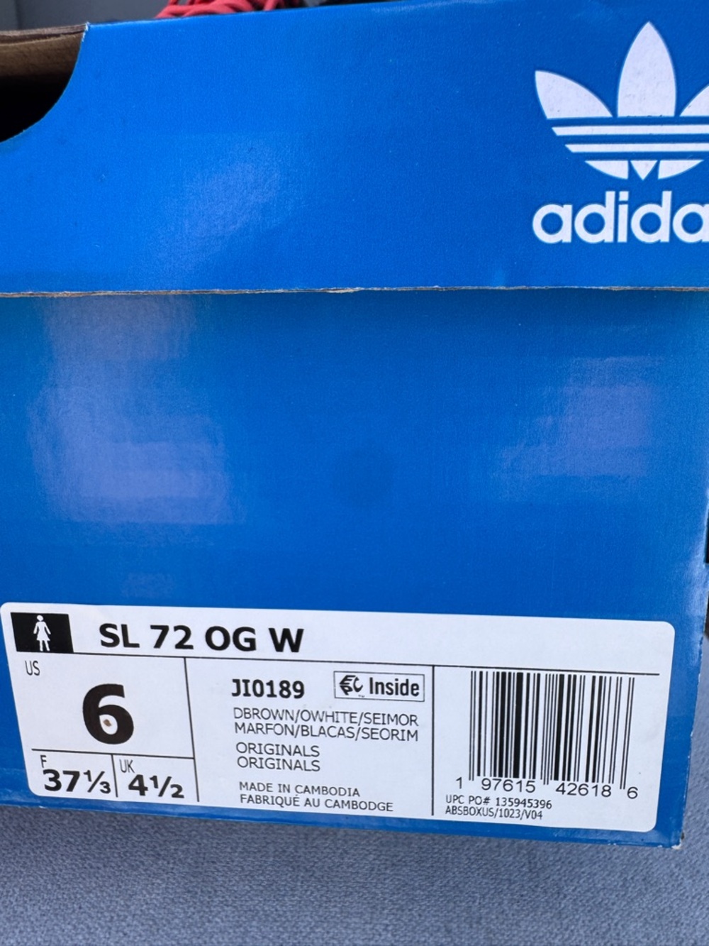 adidas Leopard Print Women's Sneakers with Orange Laces - Picture 4 of 5